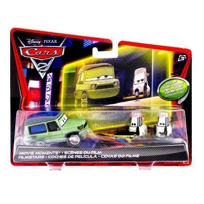 Disney Pixar Cars 2 Miles Axlerod & Tokyo Party Staff Disney Pixar Cars 2 Miles Axlerod & Tokyo Party Staff von Mattel