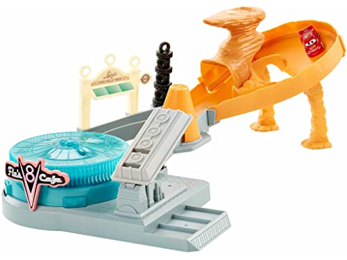 Disney Pixar Cars GTK92 - Cars Mini Racers Radiator Springs Spin Out! Spielset, Spielzeug ab 4 Jahren Disney Pixar Cars GTK92 - Cars Mini Racers Radiator Springs Spin Out! Spielset, Spielzeug ab 4 Jahren von Mattel