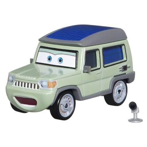 Disney Pixar Cars - Miles Axlerod with Microphone von Mattel