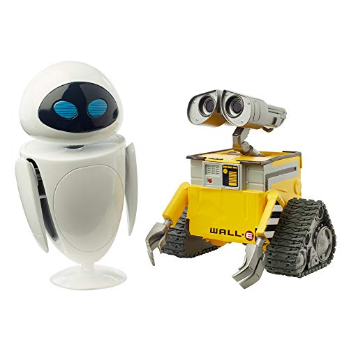 Disney Pixar Wall-E and Eve Figures [Amazon Exclusive] True to Movie Scale Character Action Dolls Highly Posable with Authentic Storytelling, Collecting, Wall-E Movie Toys for Kids Gift Ages 3 and Up von Mattel