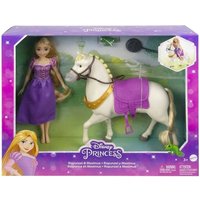 Mattel - Disney Princess Rapunzel und Maximus Spielfiguren mit Bratpfannenbürste von Mattel