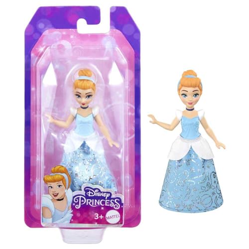 Disney Prinzessinnen – MTHLW73 – Puppe mit Gelenken, 9 cm – Cinderella Charakter Disney Prinzessinnen – MTHLW73 – Puppe mit Gelenken, 9 cm – Cinderella Charakter von Mattel