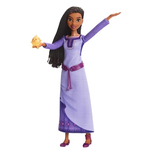 Mattel Disney Wish singende Asha von Rosas Modepuppe und Sternenfigur, beweglich mit abnehmbarer Kleidung, singt Liedausschnitt aus dem Film auf Deutsch HVX68 Mattel Disney Wish singende Asha von Rosas Modepuppe und Sternenfigur, beweglich mit abnehmbarer Kleidung, singt Liedausschnitt aus dem Film auf Deutsch HVX68 von Mattel