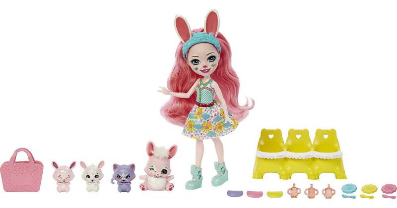 Enchantimals Baby Bestie Bree Bunny & Twist Bunny mehrfarbig von Mattel