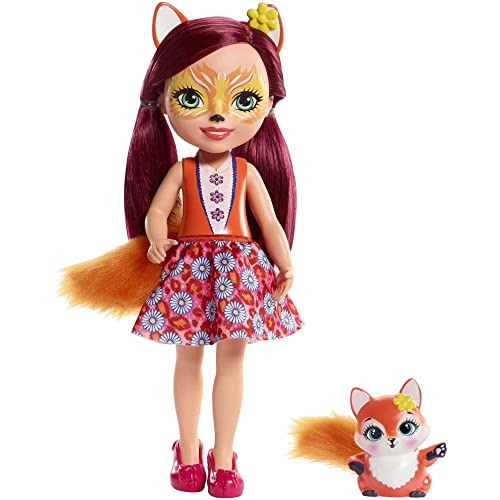 Enchantimals Mattel Felicity Fox Puppe 30cm with pet von Mattel