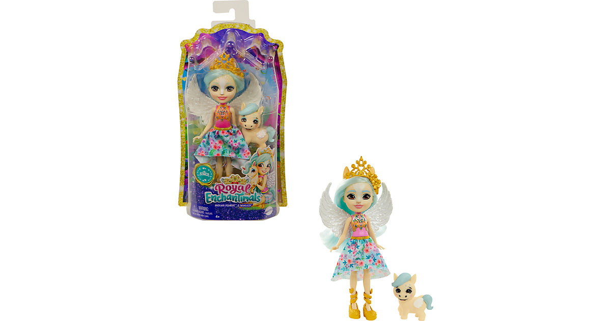Enchantimals Royals Paolina Pegasus Puppe & Wingley mehrfarbig Enchantimals Royals Paolina Pegasus Puppe & Wingley mehrfarbig von Mattel
