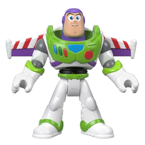 Ersatzteil für Fisher-Price Imaginext Spielset – GBG91 ~ bewegliche Buzz Lightyear Figur ~ inspiriert von Toy Story 4 Movie ~ funktioniert hervorragend mit anderen Spielsets von Mattel