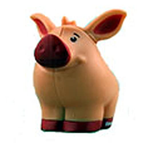Ersatzteil für Fisher-Price Little People Caring for Animals Bauernhof-Spielset – GLT78 ~ Ersatz-Pink Schwein-Figur von Mattel