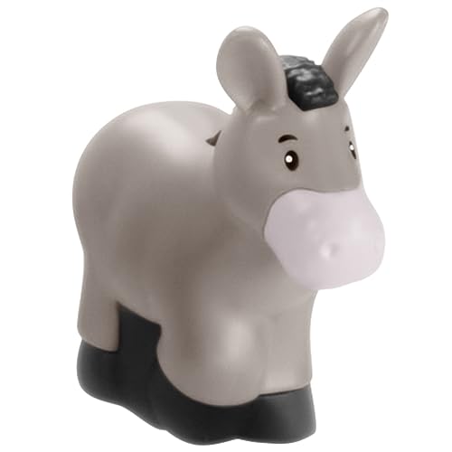 Ersatzteil für Fisher-Price Little-People Weihnachtskrippen-Spielset – HPP89 ~ Ersatz Grauer Esel Figur von Mattel
