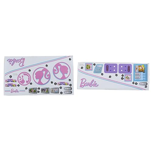 Ersatzteile für Barbie Puppe Dreamplane Playset - GDG76 ~ Ersatzetiketten Blätter A und B ~ Etiketten 1-25 von Mattel