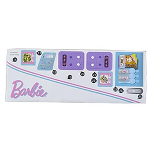 Ersatzteile für Barbie Puppe Dreamplane Playset - GDG76 ~ Ersatzetiketten Blatt B ~ Etiketten 16-25 von Mattel