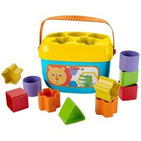 Fisher Price - Babys erste Bausteine, Motorikwürfel, Steckspiel, Bauklötze, Steckwürfel von Mattel