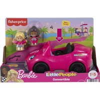 Fisher Price - Barbie Cabrio Fahrzeug- und Figurenset von Little People von Mattel