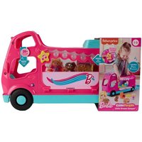 Fisher-Price Little People Barbie Little Dreamcamper Wohnmobil-Spielset mit Musik, Lichtern und 2 Figuren, mehrsprachige Version von Mattel GmbH