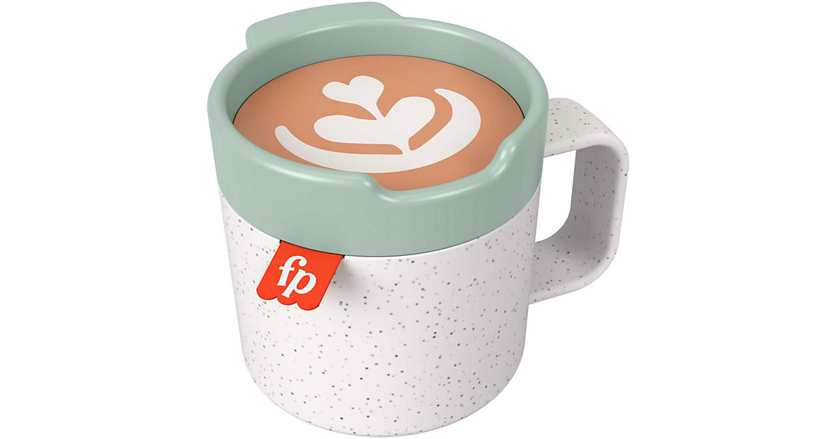 Fisher-Price Rasselnder Beißring Kaffee Latte Aktivitätsspielzeug mehrfarbig von Mattel