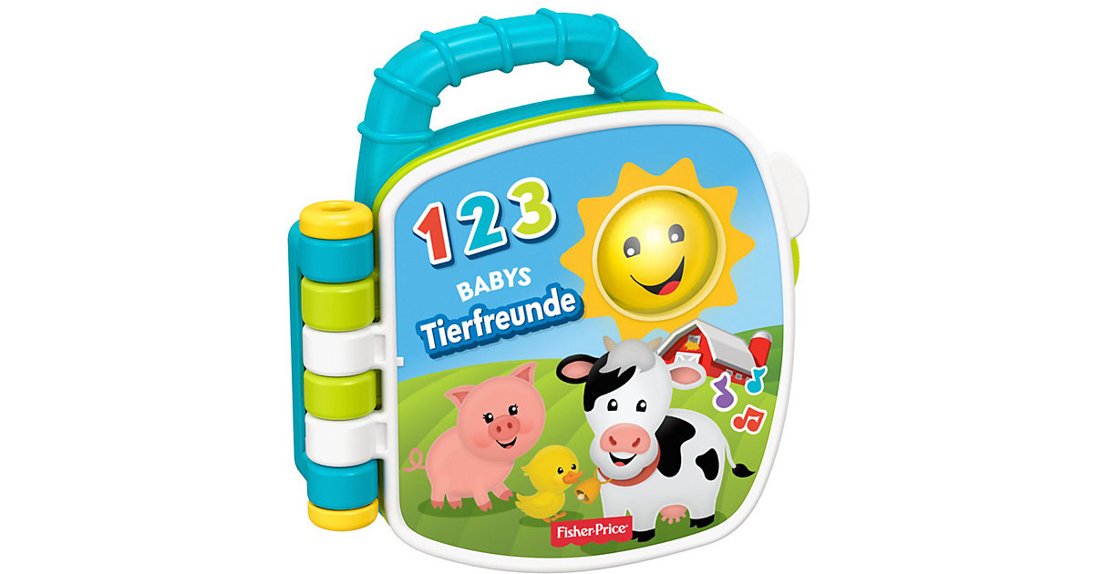 Fisher-Price Tierfreunde-Liederbuch, Baby-Spielzeug mit Musik, Lernspielzeug Fisher-Price Tierfreunde-Liederbuch, Baby-Spielzeug mit Musik, Lernspielzeug von Mattel