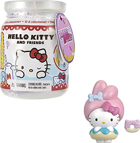 Hello Kitty - Double Dippers Sammelfiguren 5,1 cm mit Hut- und Dessertzubehör, Überraschungs-Sortiment, zum Eintauchen in Wasser für Farbwechselspaß, tolles Geschenk für Kinder ab 4 Jahren von Hello Kitty