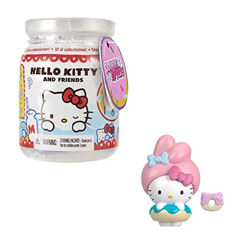 Hello Kitty - Double Dippers Sammelfiguren 5,1 cm mit Hut- und Dessertzubehör, Überraschungs-Sortiment, zum Eintauchen in Wasser für Farbwechselspaß, tolles Geschenk für Kinder ab 4 Jahren von Hello Kitty