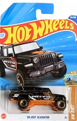 Hot Wheels '20 Jeep Gladiator [Schwarz], HW Dirt 6/10, 130/250 von Mattel
