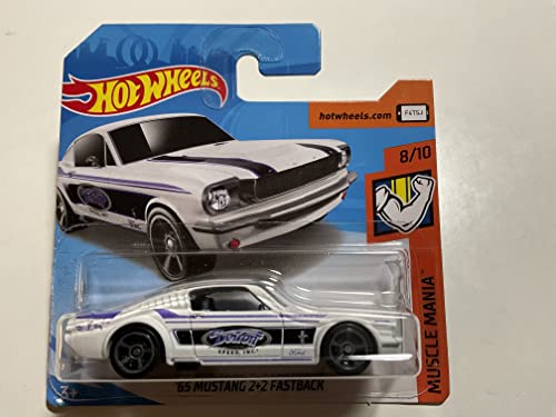 Hot Wheels 2019 Muscle Mania 8/10: '65 Mustang 2+2 Fastback - Internationale Karte Hot Wheels 2019 Muscle Mania 8/10: '65 Mustang 2+2 Fastback - Internationale Karte von Mattel