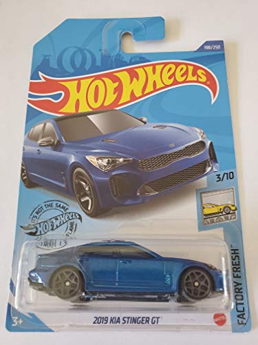 Hot Wheels 2020 Factory Fresh 2019 Kia Stinger GT, Blue 198/250 von Mattel