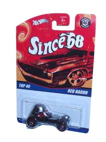 Hot Wheels 40th Anniversary Since '68 Top 40 Series 1:64 Scale Die Cast Metal Car # 3 of 40 - RED BARON by Hot Wheels von Mattel