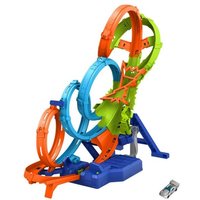 Hot Wheels Action "4 Loopings Crash Gefahr von Mattel