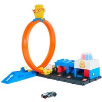 Hot Wheels City Super Polizeiwache-Spielset mit Spielzeug-Polizeiwagen im Maßstab 1:64 und anpassbarer Rennbahn mit Looping. von Mattel GmbH