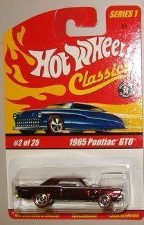 Hot Wheels Classic Series 1: 1965 Pontiac GTO #2 of 25 1:64 Scale Collectible Die Cast Car with a Special Spectraflame Paint by Hot Wheels Hot Wheels Classic Series 1: 1965 Pontiac GTO #2 of 25 1:64 Scale Collectible Die Cast Car with a Special Spectraflame Paint by Hot Wheels von Mattel