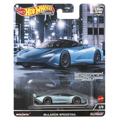 Hot Wheels Die Cast Modell McLAREN SPEEDTAIL Car Culture Maßstab 1:64 7cm Premium Real Riders Hot Wheels Die Cast Modell McLAREN SPEEDTAIL Car Culture Maßstab 1:64 7cm Premium Real Riders von Hot Wheels