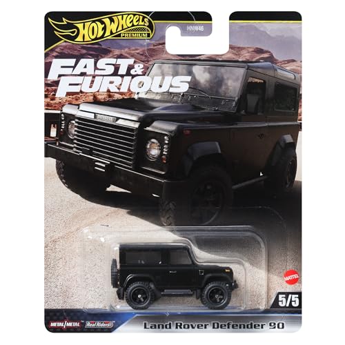 Hot Wheels Fast and Furious Auto Land Rover Defender 90 Modell Die Cast Maßstab 1:64 - Länge 7 cm - HYP74 Hot Wheels Fast and Furious Auto Land Rover Defender 90 Modell Die Cast Maßstab 1:64 - Länge 7 cm - HYP74 von Mattel
