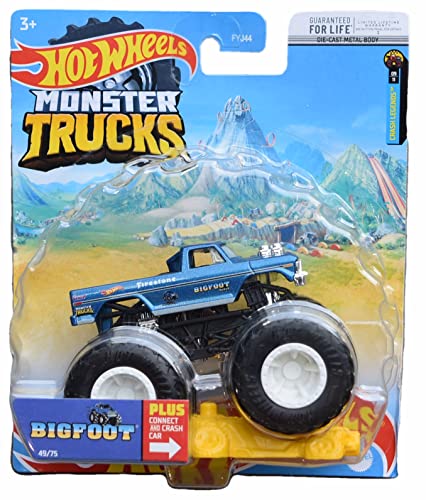 Hot Wheels Monster Trucks Bigfoot - Plus Connect and Crash Car 49/75 - Crash Legends 9/11 Hot Wheels Monster Trucks Bigfoot - Plus Connect and Crash Car 49/75 - Crash Legends 9/11 von Hot Wheels