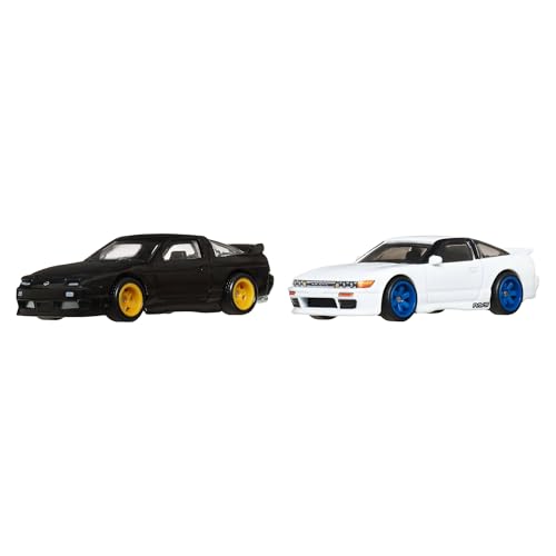 Hot Wheels Premium Car Culture 2er-Pack im Maßstab 1:64, Einzigartige Zusammenstellungen, Real Riders Reifen, Metall/Metall Karosserie, Spielzeug für Sammler, JBK96 Hot Wheels Premium Car Culture 2er-Pack im Maßstab 1:64, Einzigartige Zusammenstellungen, Real Riders Reifen, Metall/Metall Karosserie, Spielzeug für Sammler, JBK96 von Hot Wheels