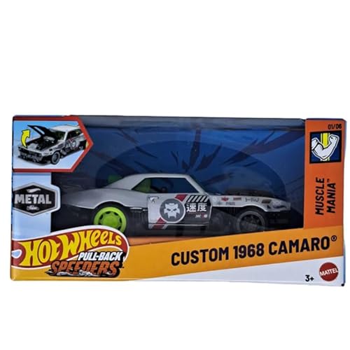 Hot Wheels Pull-Back Speeders Custom 1968 Camaro von Mattel