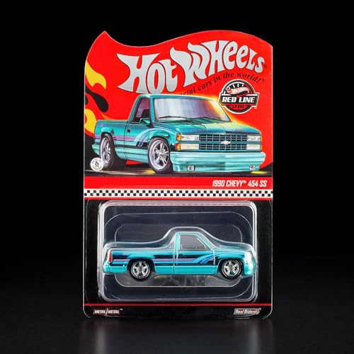 Hot Wheels RLC Exclusive 1990 Chevy 454 SS, Spectraflame Teal, Opening Hood, Metal Chassis, Maßstab 1:64 Hot Wheels RLC Exclusive 1990 Chevy 454 SS, Spectraflame Teal, Opening Hood, Metal Chassis, Maßstab 1:64 von Mattel