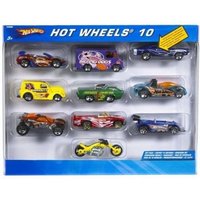 Hot Wheels - Set mit 10Fahrzeugen im Maßstab 1:64 Hot Wheels - Set mit 10Fahrzeugen im Maßstab 1:64 von Mattel