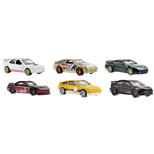 Hot Wheels Themed Legends 6er Geschenkset Spielfahrzeug von Mattel