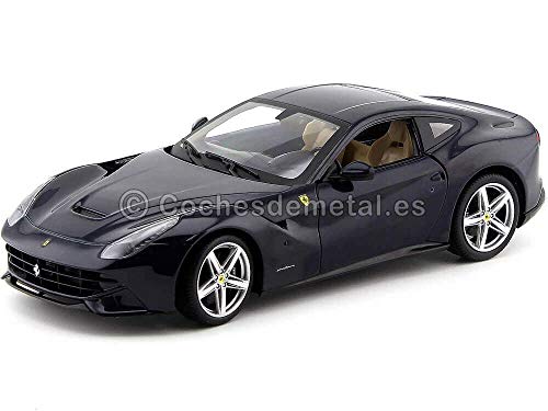 Hotwheels Heritage 1: 18 Ferrari F12 spritzgußmodell (blau) von Mattel