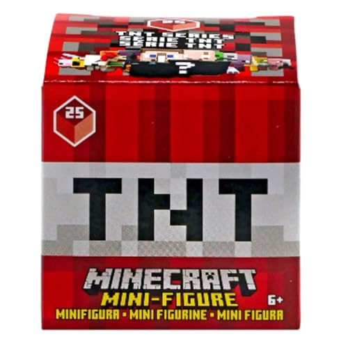 Inspired by Minecraft TNT Edition 25 Collectible Mini-Figure Mystery Blind Box – 8 verschiedene Stile – 1 zufällige Box pro Bestellung Inspired by Minecraft TNT Edition 25 Collectible Mini-Figure Mystery Blind Box – 8 verschiedene Stile – 1 zufällige Box pro Bestellung von Mattel