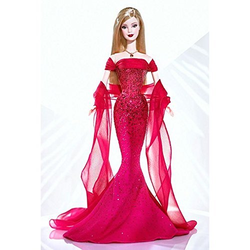 July/Ruby Birthstone Collection Barbie Doll von Mattel