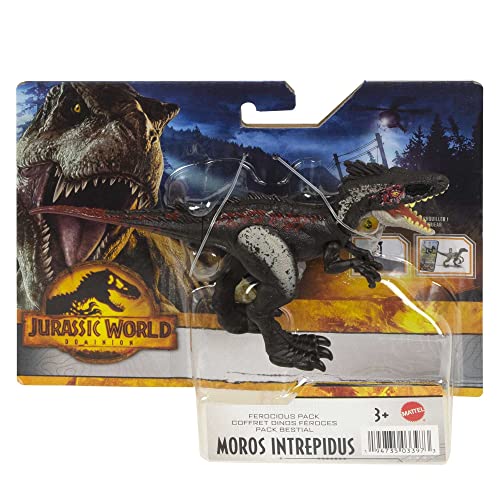 Jurassic World Dominion Fierce Box HDX29 - bewegliche Moros Intrepidus Figur - Schwarz Jurassic World Dominion Fierce Box HDX29 - bewegliche Moros Intrepidus Figur - Schwarz von Mattel