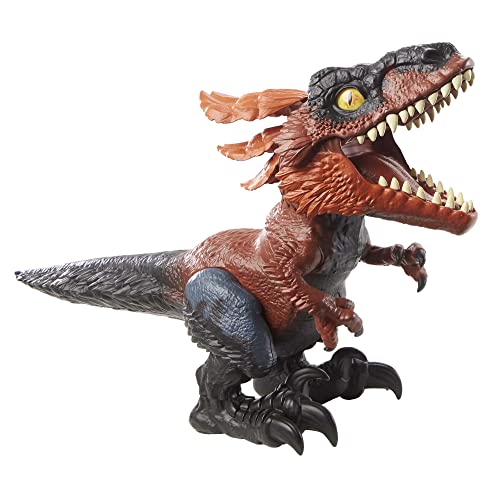 Jurassic World GYW89 - Ein neues Zeitalter – Uncaged Rowdy Roars Pyroraptor Dinosaurier-Actionfigur, Spielzeuggeschenk mit interaktiven Bewegungen und Geräuschreaktion auf Berührung,Multicolor Jurassic World GYW89 - Ein neues Zeitalter – Uncaged Rowdy Roars Pyroraptor Dinosaurier-Actionfigur, Spielzeuggeschenk mit interaktiven Bewegungen und Geräuschreaktion auf Berührung,Multicolor von Mattel