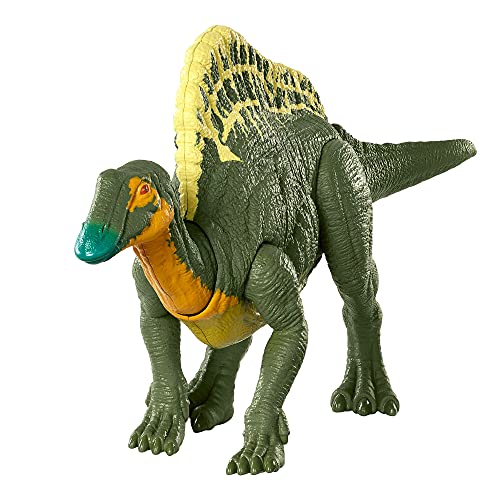 Jurassic World HBX38 - Brüllattacke Ouranosaurus Camp Cretaceous Dinosaurierfigur mit beweglichen Gelenken, Dinosaurier Spielzeug ab 4 Jahren Jurassic World HBX38 - Brüllattacke Ouranosaurus Camp Cretaceous Dinosaurierfigur mit beweglichen Gelenken, Dinosaurier Spielzeug ab 4 Jahren von Mattel