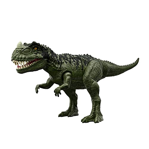 Jurassic World HCL92 - Brüllattacke Ceratosaurus Dinosaurier Action Figur, Dinosaurier Spielzeug für Kinder ab 4 Jahren Jurassic World HCL92 - Brüllattacke Ceratosaurus Dinosaurier Action Figur, Dinosaurier Spielzeug für Kinder ab 4 Jahren von Mattel