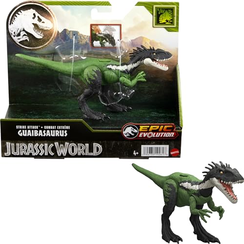 Jurassic World Mattel, Guaibasaurus-Angriffs-Dinosaurier, für Kinder ab 4 Jahren von Mattel