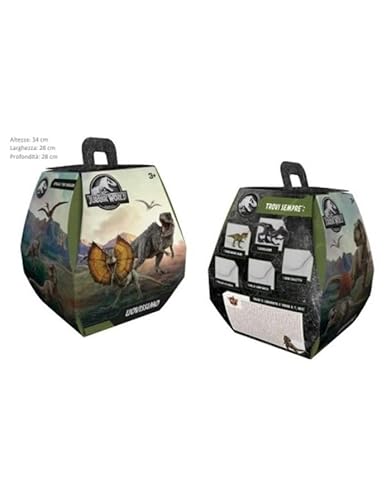 Jurassic World - Uovissimo 2024 findest du Immer Zwei ikonische Dinosaurier und viel Zubehör, darunter EIN Clack Armband und einen aufblasbaren Ball, Kinderspielzeug, 3+ Jahre, JBK12 Jurassic World - Uovissimo 2024 findest du Immer Zwei ikonische Dinosaurier und viel Zubehör, darunter EIN Clack Armband und einen aufblasbaren Ball, Kinderspielzeug, 3+ Jahre, JBK12 von Mattel