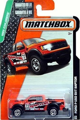 MATCHBOX 2015 RELEASE ORANGE FORD F-150 SVT RAPTOR 118/120 MATCHBOX 2015 RELEASE ORANGE FORD F-150 SVT RAPTOR 118/120 von Mattel