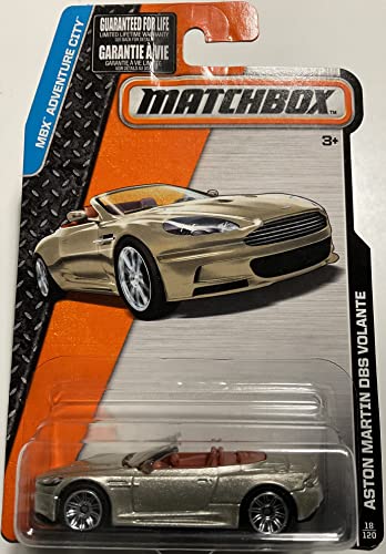 MATCHBOX MBX ADVENTURE CITY GOLD ASTON MARTIN DBS VOLANTE 18/120 by Matchbox von Matchbox