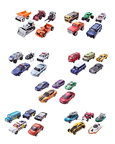 MATCHBOX Packung mit 5 Fahrzeugen - C1817 - Kleinwagen - 3 Jahre und + von Matchbox