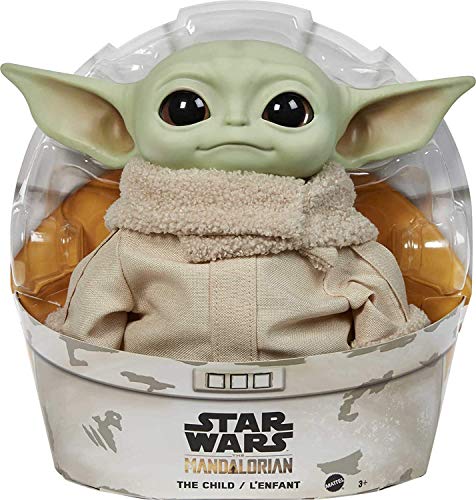 MATTEL Disney Star Wars Baby Yoda das Kind Mandalorian 27,9 cm hoch Plüsch von Mattel